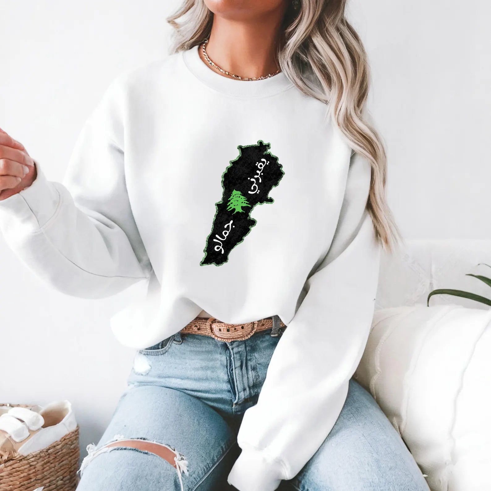 يقبرني🌲 جمالو - Women Oversized sweatshirt