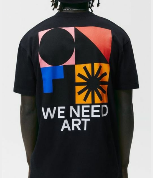 My Store Oversized T-shirt Black / Cotton / S 'We Need Art' Oversized T-Shirt [ UNISEX ]
