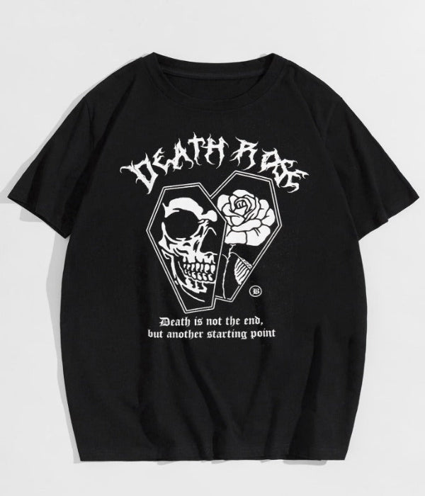 My Store Oversized T-shirt Black / S Death Rose Oversized T-Shirt [ UNISEX ]