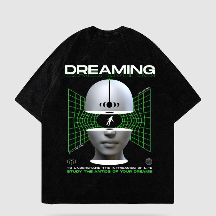 My Store Oversized T-shirt Black / S T-Shirt Dreaming Oversized [ UNISEX ]