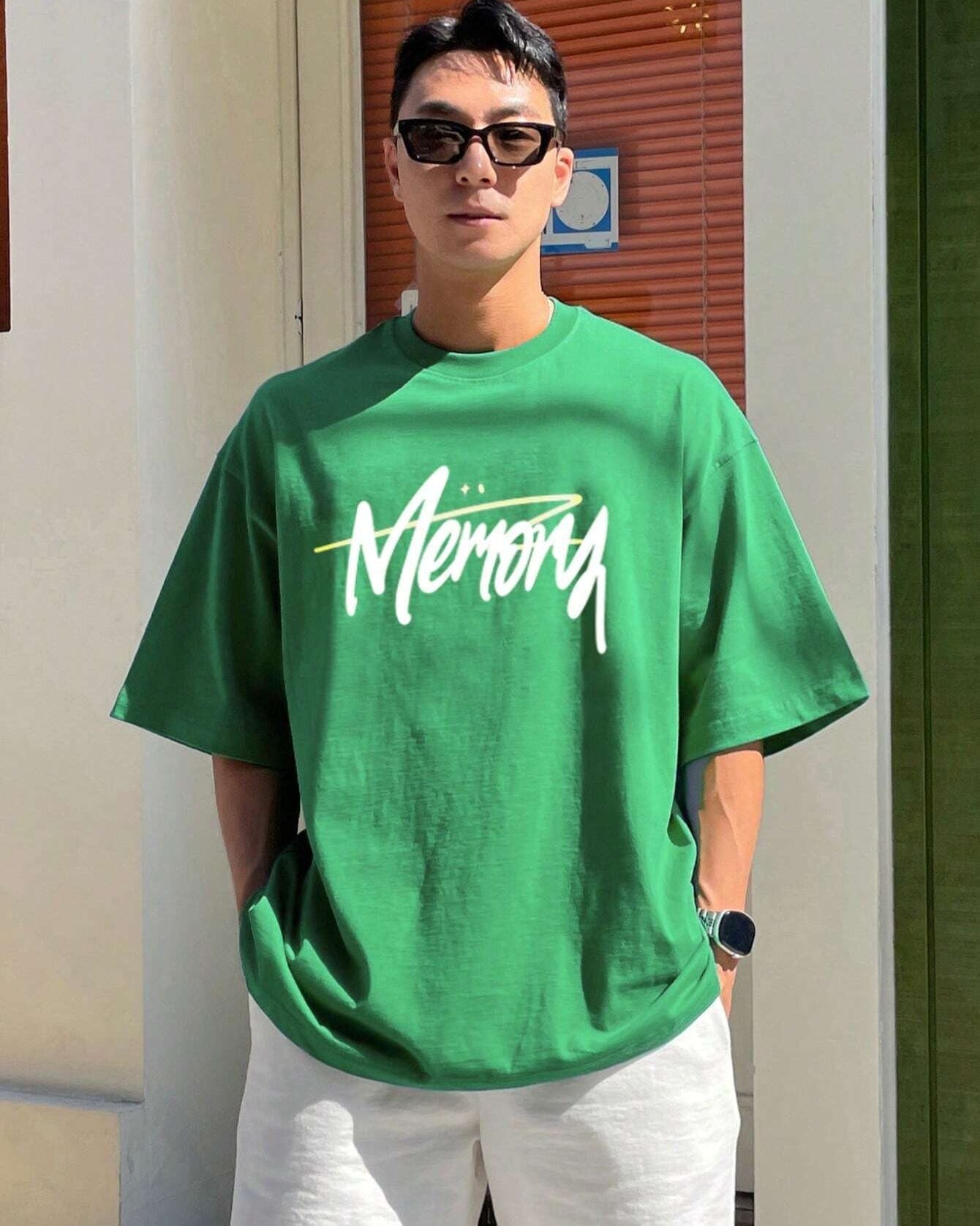 My Store Oversized T-shirt Green / S T-Shirt Oversized