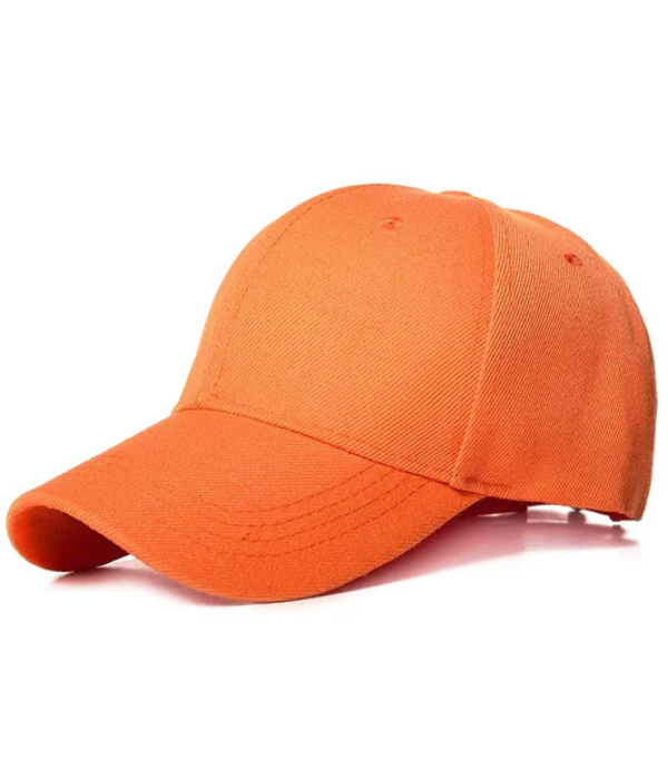 UrbanOutfits Basic cap Orange Basic Cap [ Unisex ]- Black