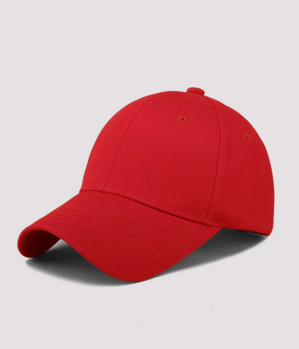 UrbanOutfits Basic cap Red Basic Cap [ Unisex ]- Black