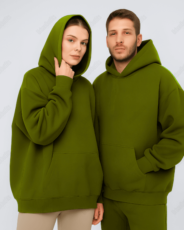 UrbanOutfits Basic Oversized Hoodie Pistachio / Cotton-Fleece / S Basic Oversized Hoodie - PISTACHIO
