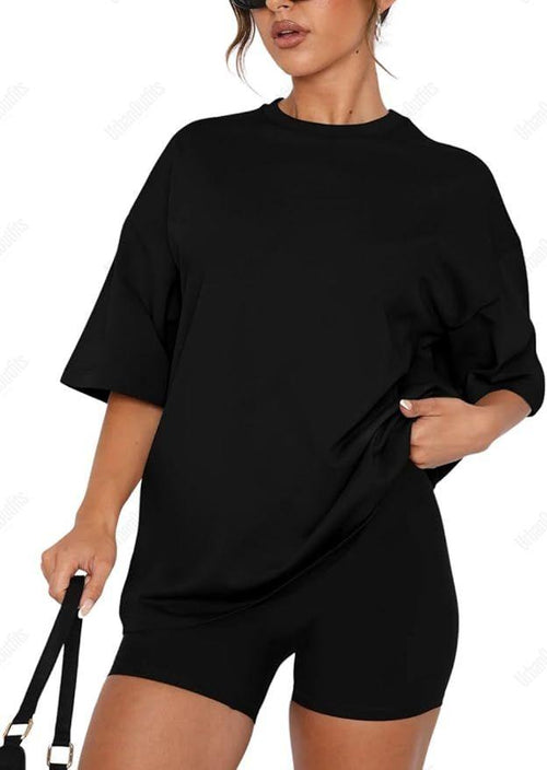 UrbanOutfits Basic T-shirt Basic T-shirt [ Unisex ] - Black