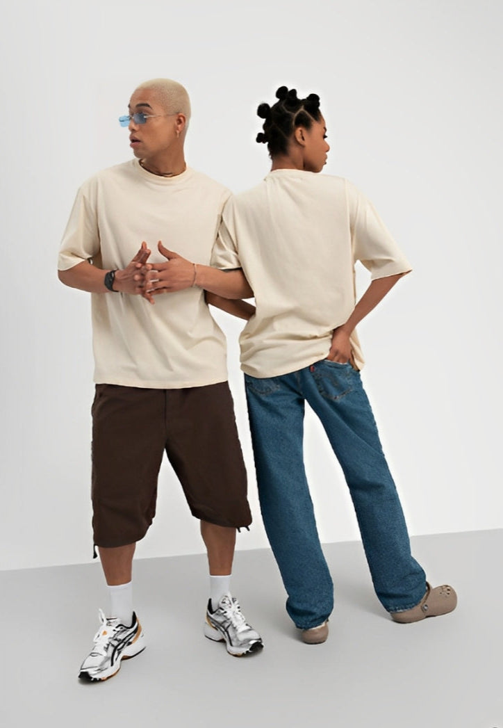 UrbanOutfits Basic T-shirt Creamy / S Basic T-shirt [ Unisex ] - Creamy