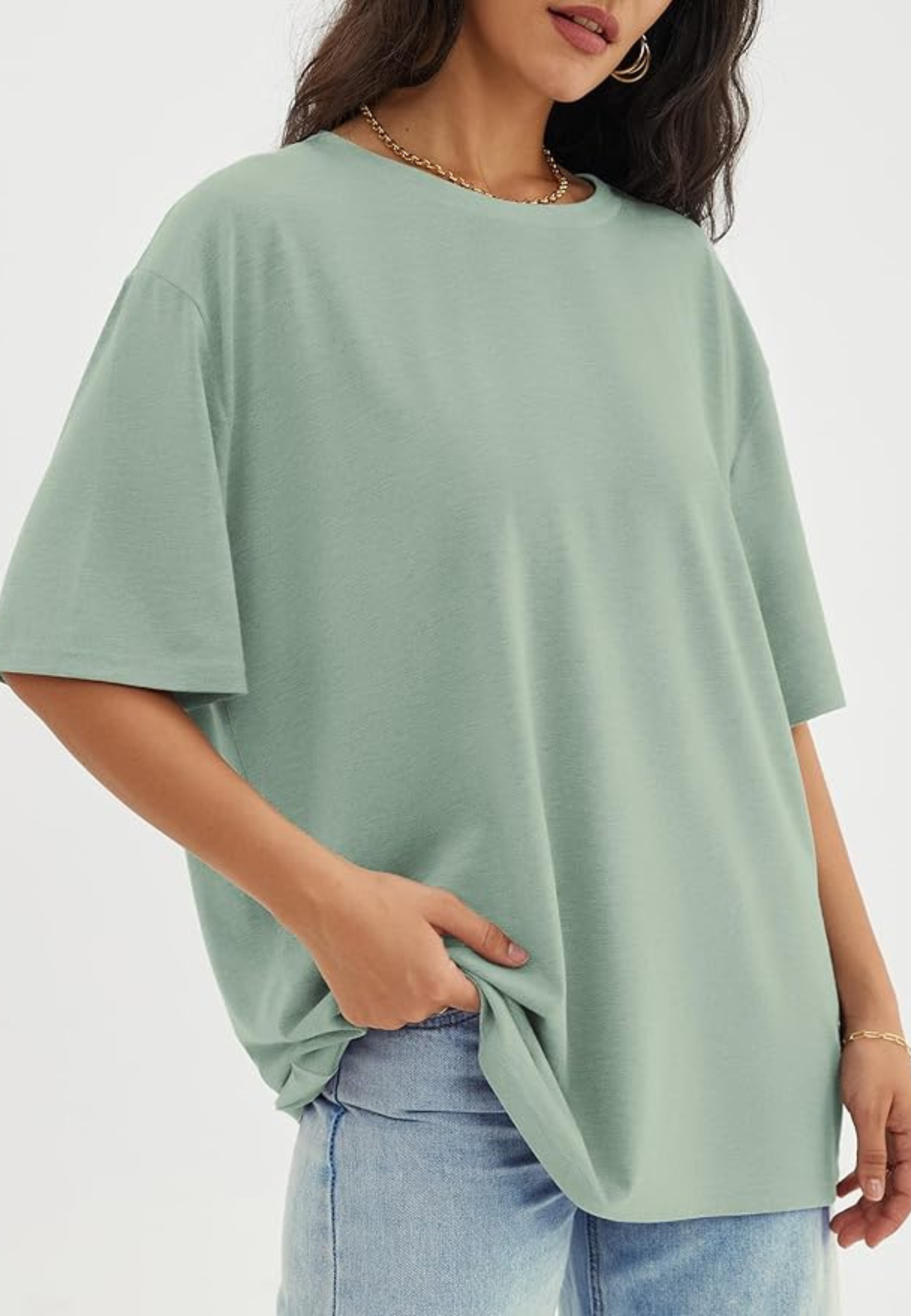 UrbanOutfits Basic T-shirt mint / S Basic T-shirt [ Unisex ] - Light green