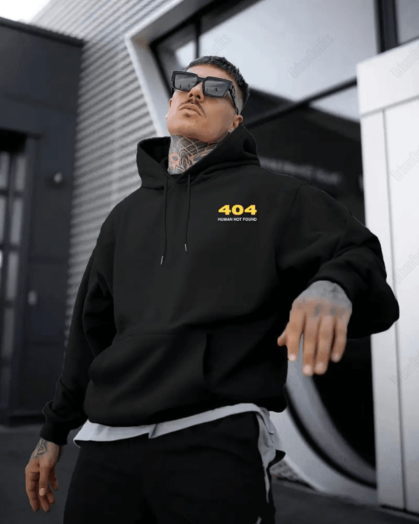 UrbanOutfits Men Oversized Hoodie 404 - Men Oversized Hoodie [ Unisex ]