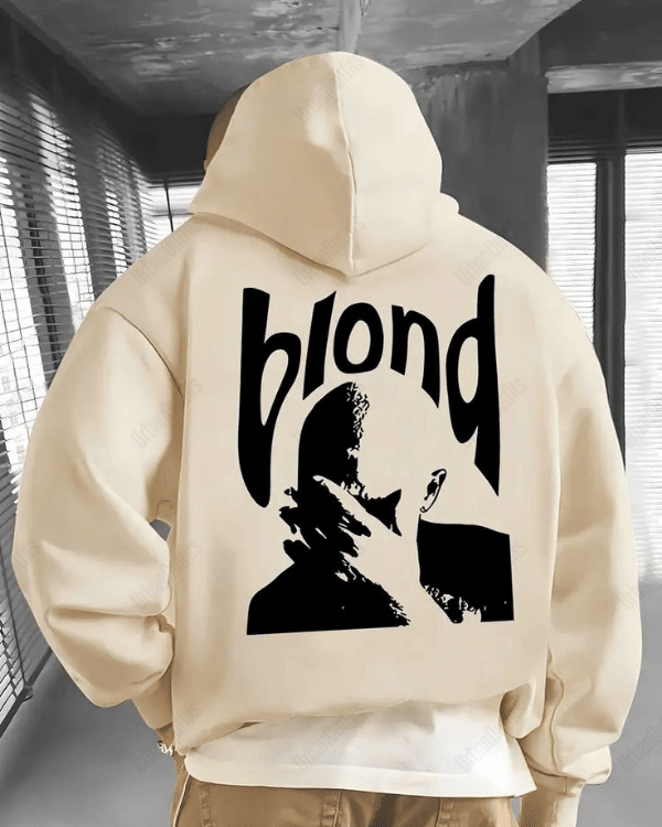 UrbanOutfits Men Oversized Hoodie Beige / Cotton-Fleece / S Blond - Men Oversized Hoodie