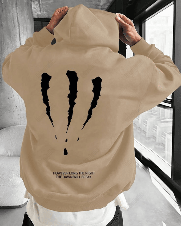 UrbanOutfits Men Oversized Hoodie Beige / Cotton-Fleece / S Manifit(y) - Men Oversized Hoodie