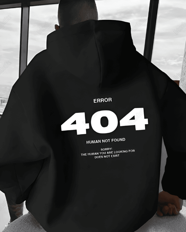 404  - Men Oversized Hoodie [ Unisex ]