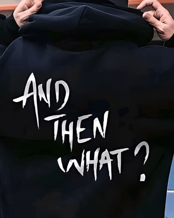 UrbanOutfits Men Oversized Hoodie Black / Cotton-Fleece / S AND THEN WHAT ? - Men Oversized Hoodie [ Unisex ]