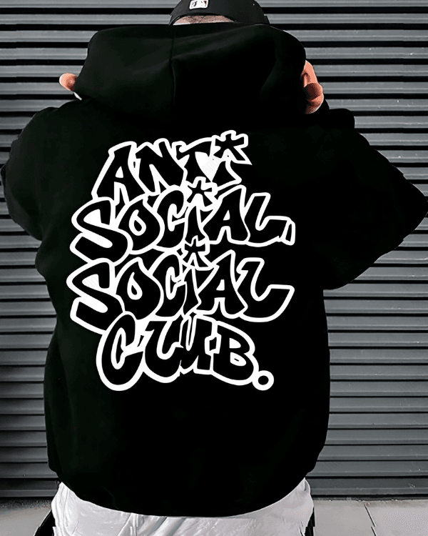 Anti Club - Men Oversized Hoodie [ Unisex ]