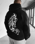 UrbanOutfits Men Oversized Hoodie Black / Cotton-Fleece / S Astronaut - Men Oversized Hoodie [ Unisex ]