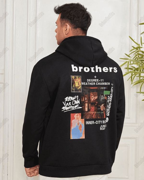 B - Men Oversized Hoodie [ Unisex ]