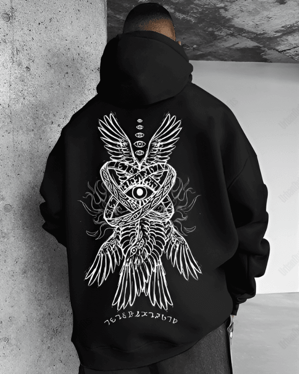 UrbanOutfits Men Oversized Hoodie Black / Cotton-Fleece / S Biblically - Men Oversized Hoodie [ Unisex ]