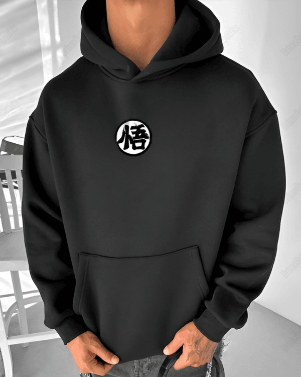 UrbanOutfits Men Oversized Hoodie Black / Cotton-Fleece / S Dragon Ball Z - Men Oversized Hoodie [ Unisex ]