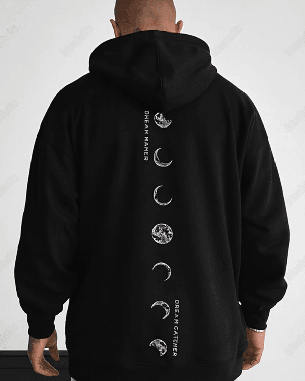 UrbanOutfits Men Oversized Hoodie Black / Cotton-Fleece / S Dream Maker - Men Oversized Hoodie [ Unisex ]
