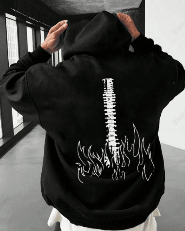 Fire - Men Oversized Hoodie [ Unisex ]