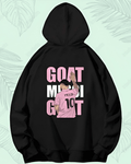 UrbanOutfits Men Oversized Hoodie Black / Cotton-Fleece / S GOAT MESSI - Men Oversized Hoodie [ Unisex ]