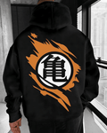 UrbanOutfits Men Oversized Hoodie Black / Cotton-Fleece / S Goku Dragon Ball - Men Oversized Hoodie [ Unisex ]