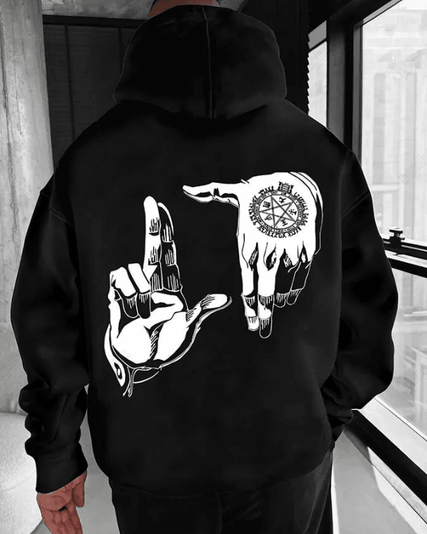 UrbanOutfits Men Oversized Hoodie Black / Cotton-Fleece / S Hellsing - Men Oversized Hoodie [ Unisex ]