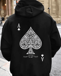 UrbanOutfits Men Oversized Hoodie Black / Cotton-Fleece / S Joker - Men Oversized Hoodie [ Unisex ]