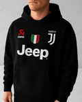 UrbanOutfits Men Oversized Hoodie Black / Cotton-Fleece / S Juventus - Men Oversized Hoodie [ Unisex ]