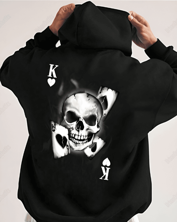 K🤍 - Men Oversized Hoodie [ Unisex ]