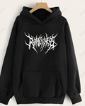 UrbanOutfits Men Oversized Hoodie Black / Cotton-Fleece / S Lightning- Men Oversized Hoodie [ Unisex ]