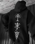 UrbanOutfits Men Oversized Hoodie Black / Cotton-Fleece / S Lord OF the Rings - Men Oversized Hoodie [ Unisex ]