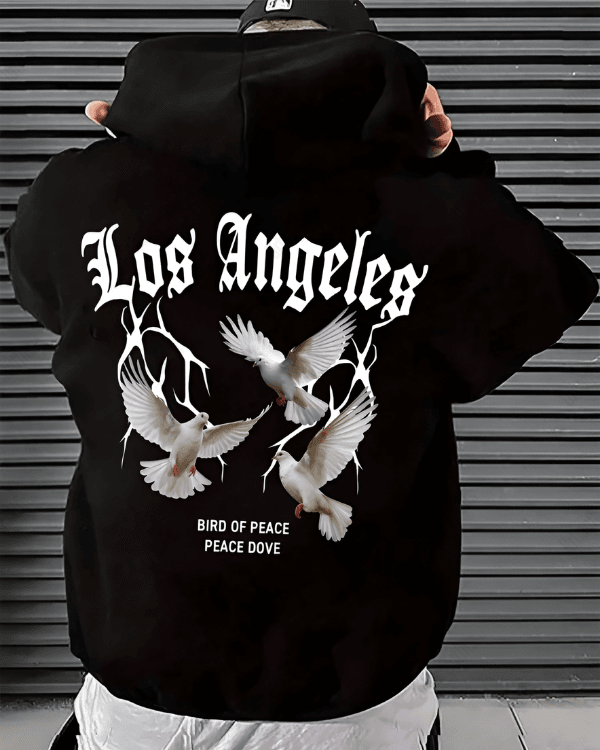 Los Angeles  - Men Oversized Hoodie [ Unisex ]