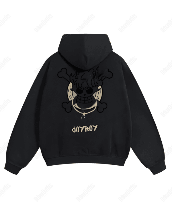 UrbanOutfits Men Oversized Hoodie Black / Cotton-Fleece / S Luffy Joyboy - Men Oversized Hoodie [ Unisex ]