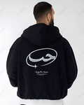 UrbanOutfits Men Oversized Hoodie Black / Cotton-Fleece / S حب - Men Oversized Hoodie [ Unisex ]