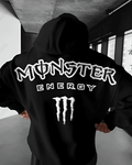 UrbanOutfits Men Oversized Hoodie Black / Cotton-Fleece / S Monster - Men Oversized Hoodie [ Unisex ]