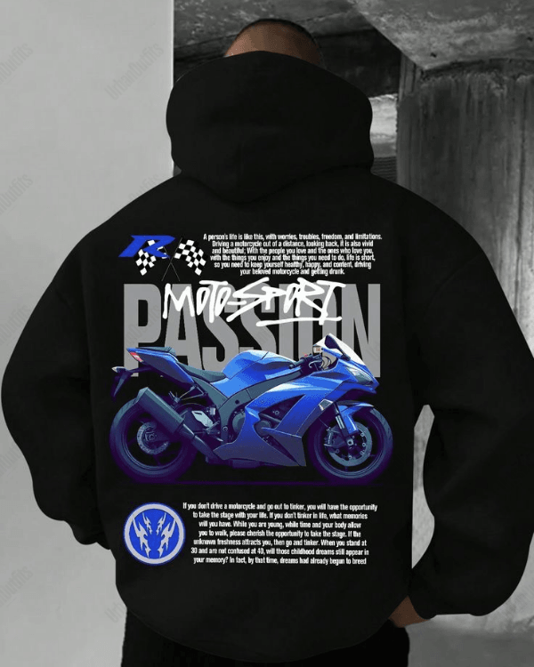 MotorSport - Men Oversized Hoodie  [ Unisex ]