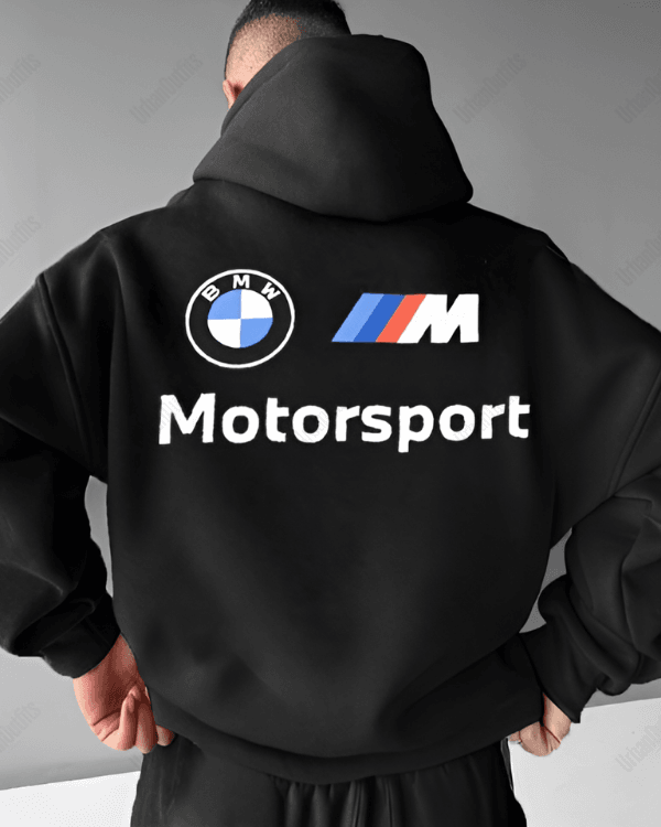 UrbanOutfits Men Oversized Hoodie Black / Cotton-Fleece / S Motorsport - Men Oversized Hoodie [ Unisex ]