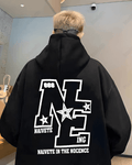 UrbanOutfits Men Oversized Hoodie Black / Cotton-Fleece / S NE - Men Oversized Hoodie [ Unisex ]