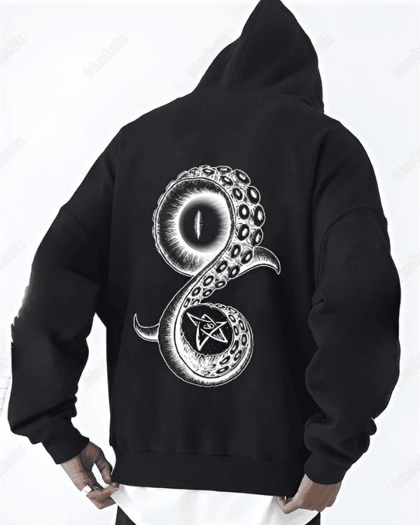 UrbanOutfits Men Oversized Hoodie Black / Cotton-Fleece / S OCTOPUS - Men Oversized Hoodie [ Unisex ]