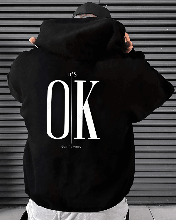OK- Men Oversized Hoodie [ Unisex ]