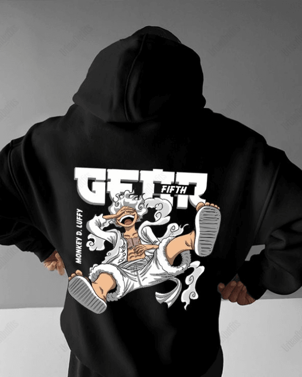 UrbanOutfits Men Oversized Hoodie Black / Cotton-Fleece / S One Piece - Men Oversized Hoodie [ Unisex ]