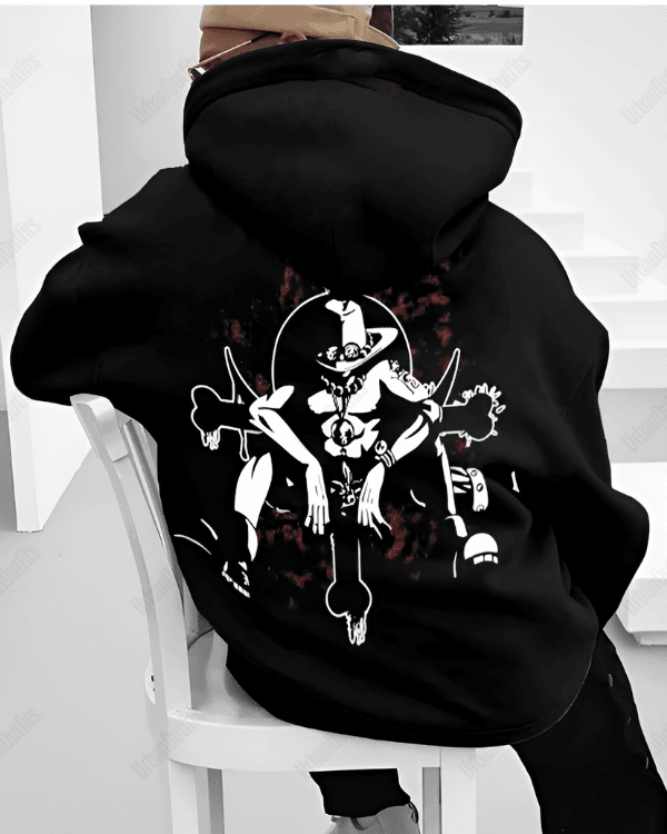UrbanOutfits Men Oversized Hoodie Black / Cotton-Fleece / S One Piece - Men Oversized Hoodie [ Unisex ]
