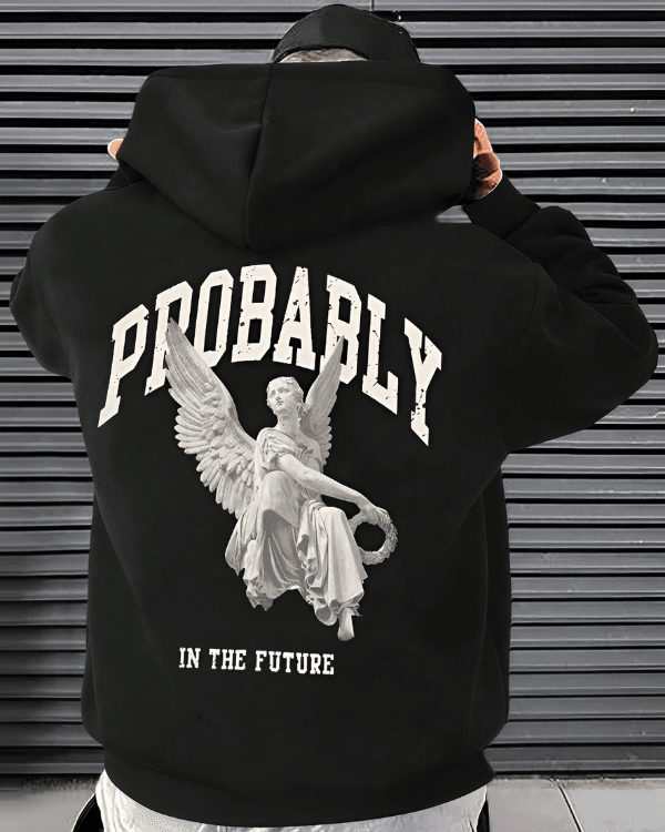 Probably - Men Oversized Hoodie [ Unisex ]
