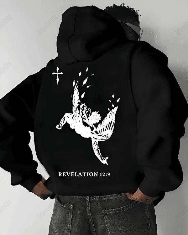 UrbanOutfits Men Oversized Hoodie Black / Cotton-Fleece / S Revelation - Men Oversized Hoodie [ Unisex ]