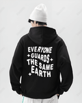 UrbanOutfits Men Oversized Hoodie Black / Cotton-Fleece / S SAME EARTH - Men Oversized Hoodie [ Unisex ]
