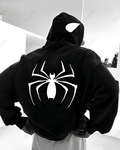 UrbanOutfits Men Oversized Hoodie Black / Cotton-Fleece / S Spider - Men Oversized Hoodie [ Unisex ]