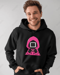 UrbanOutfits Men Oversized Hoodie Black / Cotton-Fleece / S SquidGame - Men Oversized Hoodie [ Unisex ]