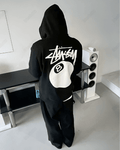 UrbanOutfits Men Oversized Hoodie Black / Cotton-Fleece / S Stuss(y) - Men Oversized Hoodie [ Unisex ]
