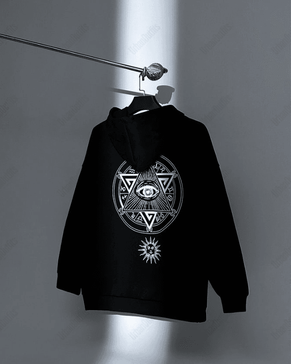 UrbanOutfits Men Oversized Hoodie Black / Cotton-Fleece / S VIKING - Men Oversized Hoodie [ Unisex ]