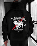UrbanOutfits Men Oversized Hoodie Black / Cotton-Fleece / S Western - Men Oversized Hoodie [ Unisex ]